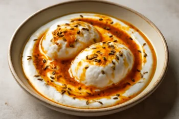 Klasszikus Çılbır fokhagymás joghurttal és köménymaggal