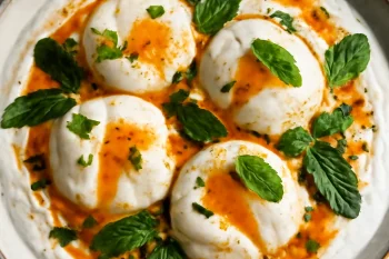 Klasszikus Çılbır fokhagymás joghurttal és friss mentával