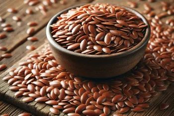 Barna lenmag egészben – Az omega-3 zsírsavak növényi forrása