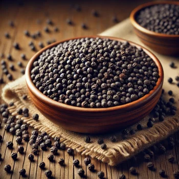 Fekete mustármag egészben – A legerőteljesebb aromájú mustárfajta