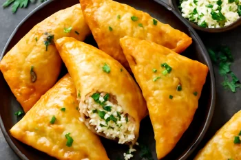 Sambousek sajttal, ropogós és ínycsiklandó