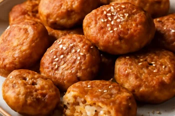 Satsuma-age sárgarépával, aranybarna, ropogós piték tofuval és sárgarépával