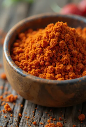 Őrölt cayenne-bors és szárított cayenne chili konyhai felületen