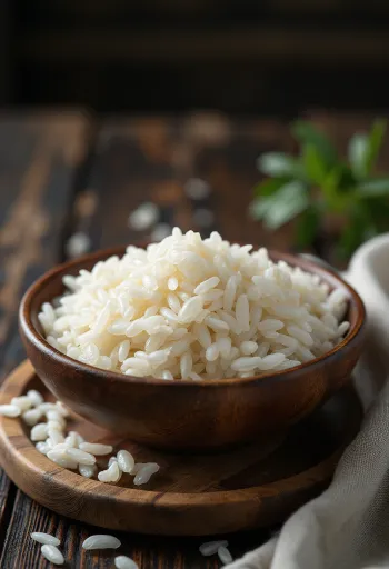 Frissen főtt carnaroli rizs, tökéletes krémes risotto készítéséhez