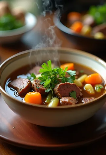 Keto gazdag marhahúsleves