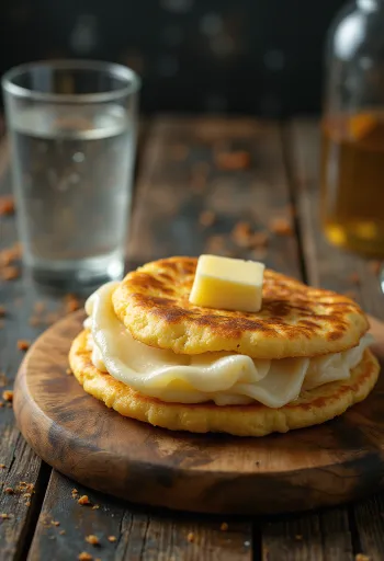 Arepa con Queso Blanco tálalva