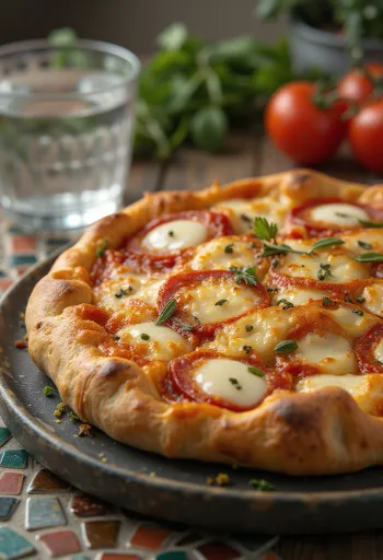 Paradicsomos calzone töltött pizza