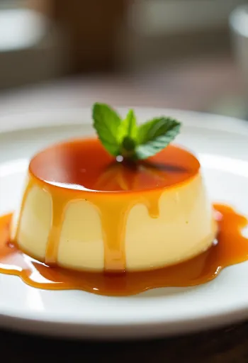 Keto karamellás flan