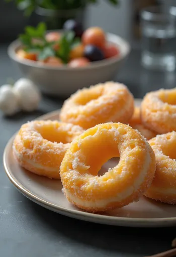Kuih Keria maláj édesburgonyás fánk