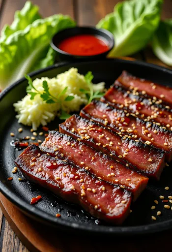 Keto koreai barbecue marha