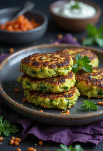 Kolokithokeftedes vegán változatban, zöldséges fasírt friss fűszerekkel