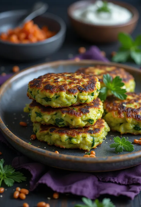 Kolokithokeftedes vegán változatban, zöldséges fasírt friss fűszerekkel