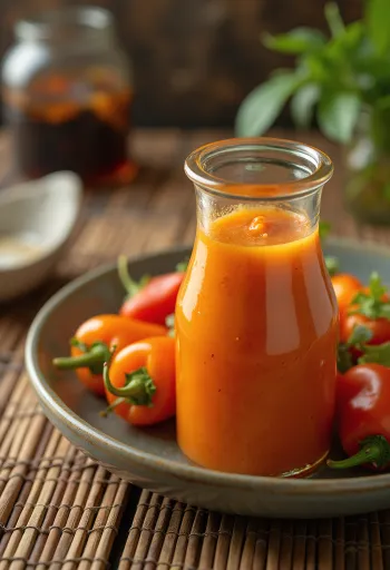 Habanero szósz tálalva tacók mellé