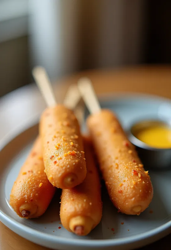 Keto corn dog pálcikán
