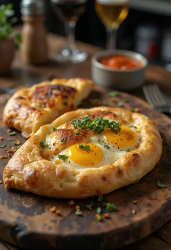 Sült padlizsános calzone aranybarnára sütve
