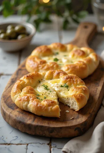 Bolo do caco sajttal, friss zsemle sajtos töltelékkel
