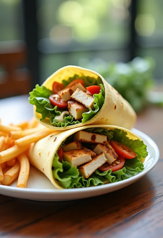 Keto csirkés wrap