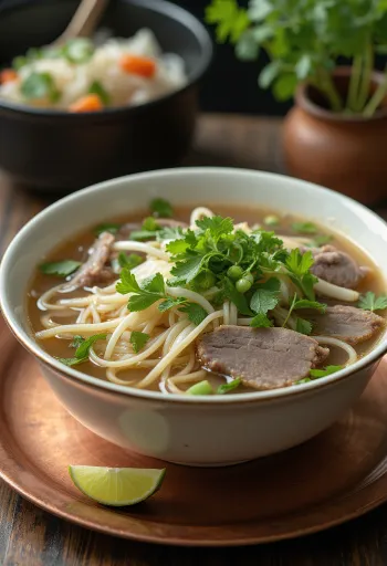 Pho Bo tálalva