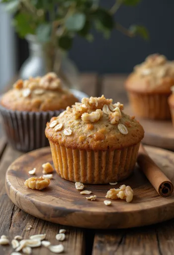 Frissen sült vegán fahéjas cupcake