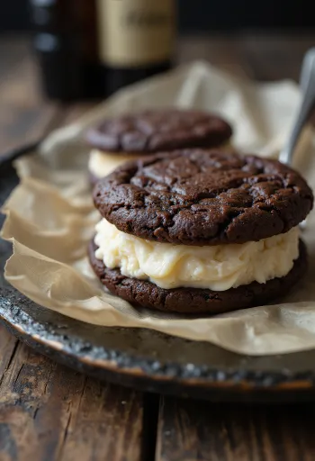 Ice Cream Sandwich tálalva