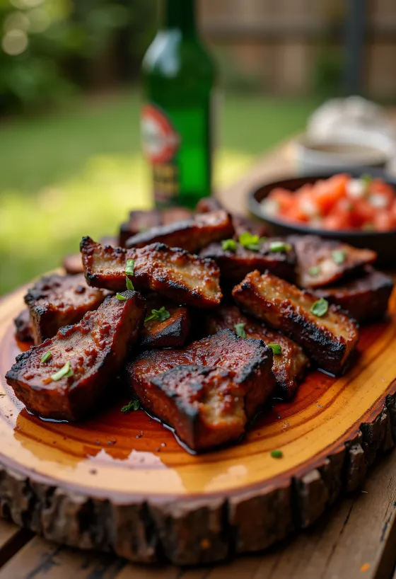 Grillezett Nyama Choma hús
