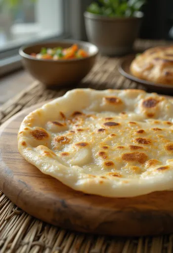 Roti kókusztejjel, friss és puha indiai kenyér