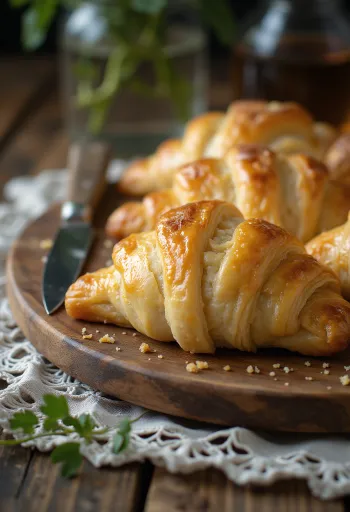 Cornish pasty leveles tésztával, gazdag marhahúsos töltelékkel, ropogós aranybarna színben