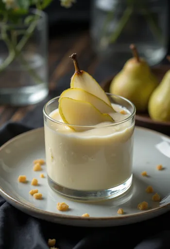 Körtés panna cotta pohárban