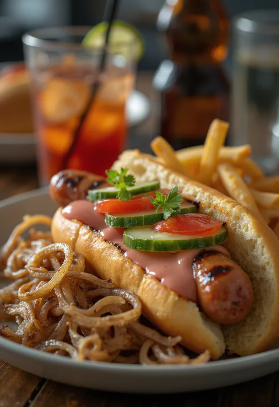 Titkos Recept Hot Dog tálalva