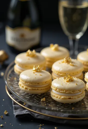 Pezsgős macaron