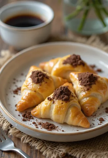 Tiramisu ízesítésű samosa aranybarnára sütve