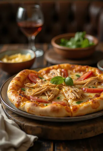 Pizza Nigérienne tálalva