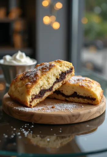 Tiramisu ízesítésű scone