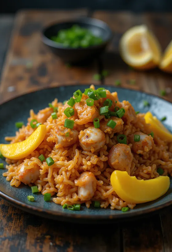 Bagoong rizs tálalva mangóval