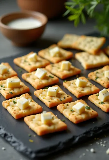 Keto sós kréker sajttal