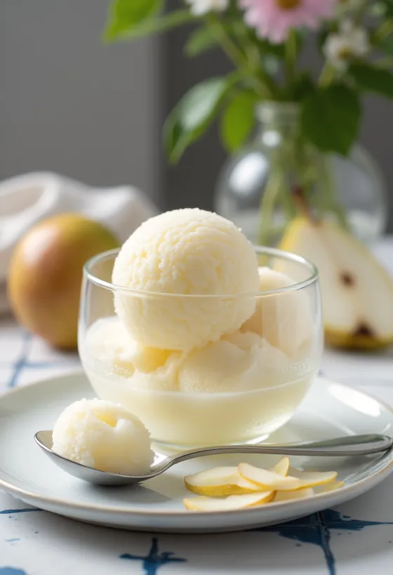 Körtés sorbet házi készítésű
