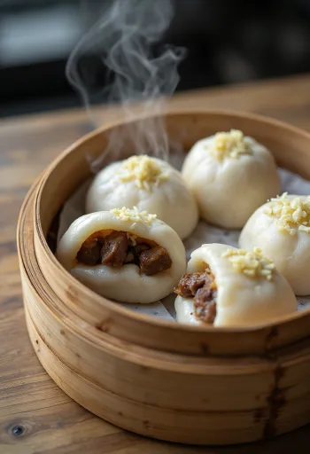 Atsuage tofu yakitori pálcikán, szezámmaggal és friss zöldhagymával tálalva