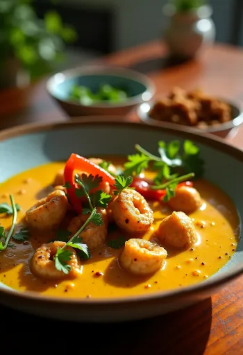 Keto mauritiusi polip curry tálalva