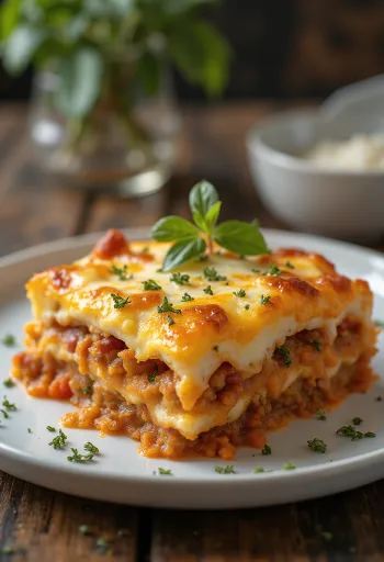 Klasszikus Moussaka, húsos és túrós rétegekkel