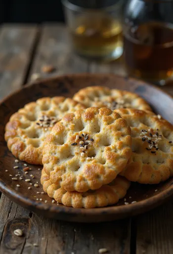 Frissen sült svéd knäckebröd ropogós kenyér