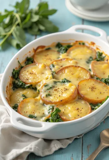 Vegán spenótos rakottas tálalva