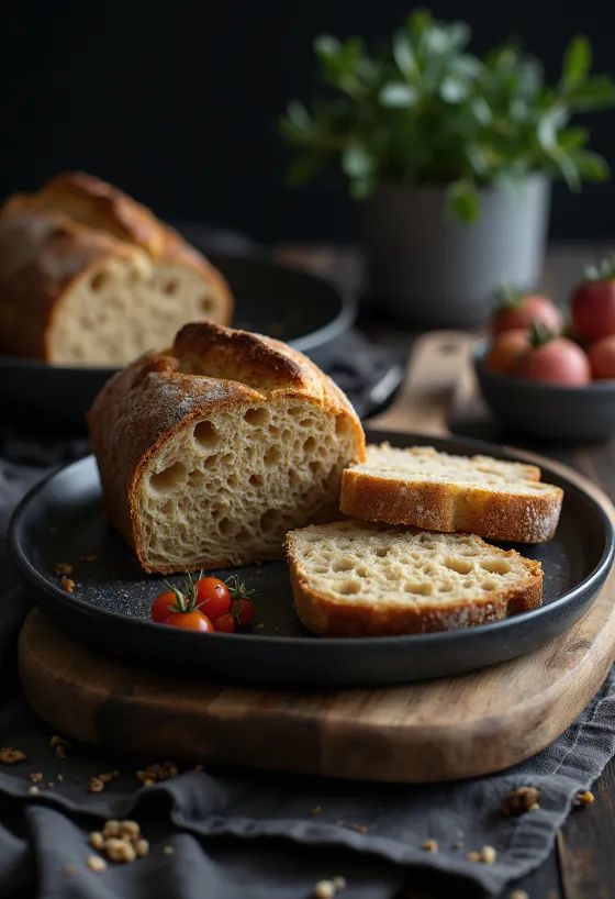 Kommissbrot német katonai kenyér frissen sütve