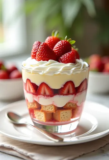Keto epres trifle pohárban