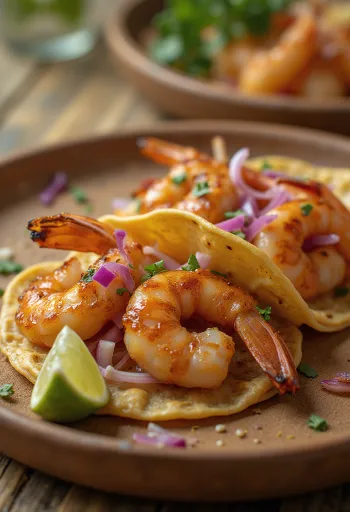 Garnélás tacos tamarind szósszal