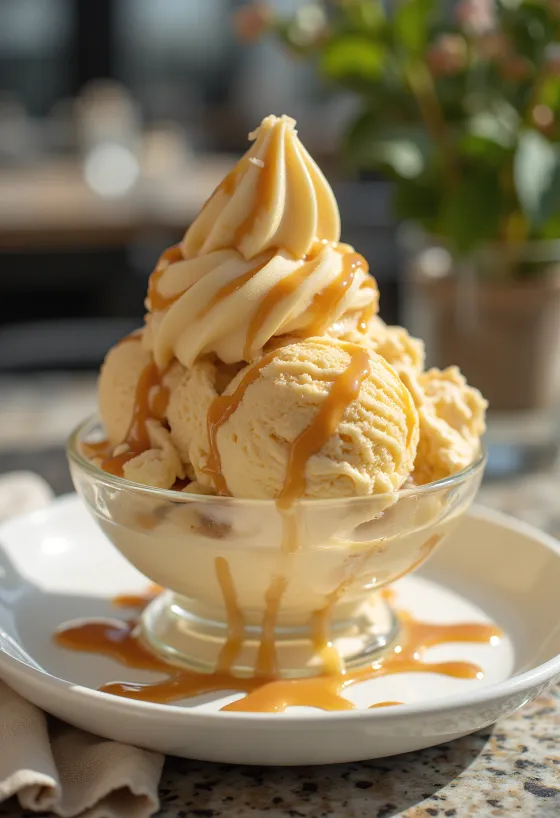 Häagen-Dazs Salted Caramel fagylalt karamell öntettel és tengeri sóval