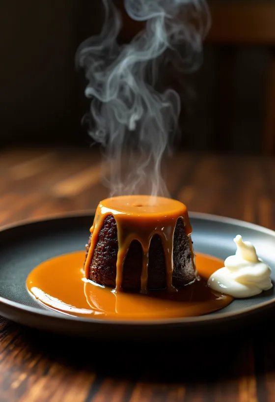 Keto sticky toffee pudding