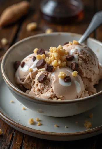 Milky Way Ice Cream fagylalt tálalva