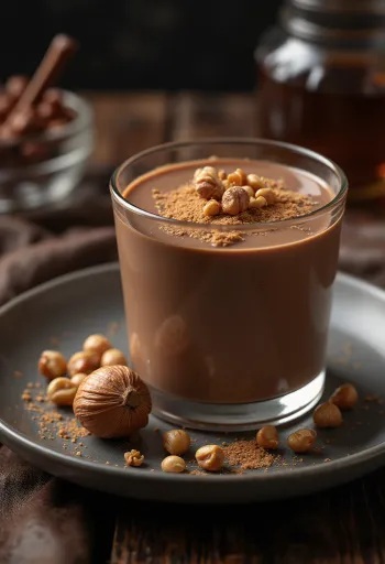 Nutellás panna cotta pohárban