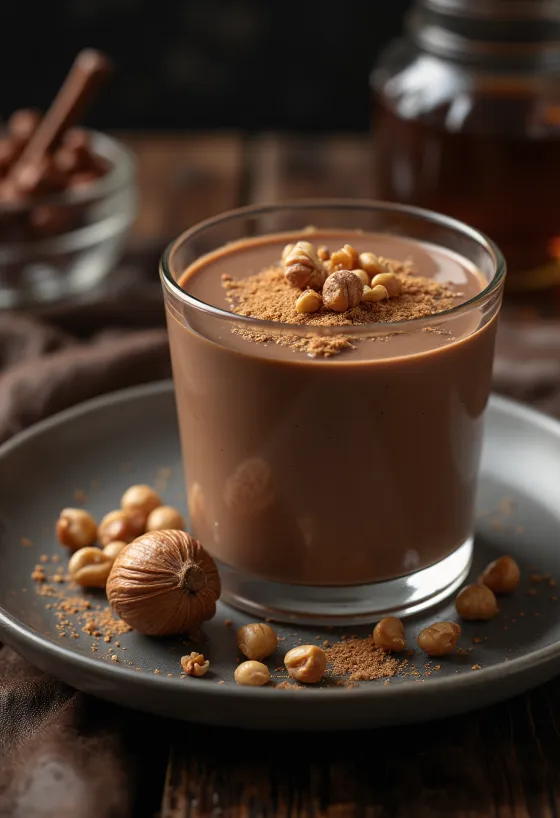 Nutellás panna cotta pohárban