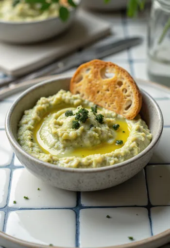 Prebiotikus articsóka pesto, tésztával tálalva, gazdag ízekkel
